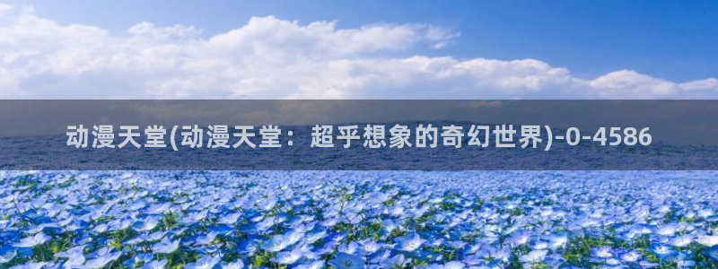 二次元动漫：动漫天堂(动漫天堂：超乎想象的奇幻世界)